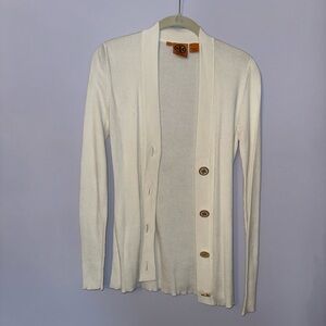 Tory Burch Cream Cardigan